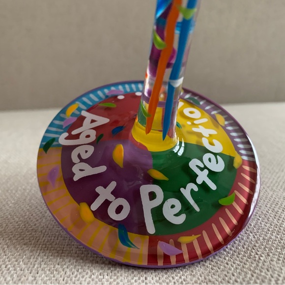Lolita Colorful Birthday Wine Glass - Picture 6 of 8